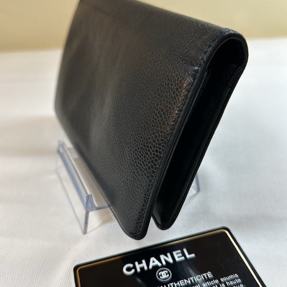 CHANEL Caviar CC Long Wallet Black, Serial Number & Authenticity Card - Picture 12 of 16